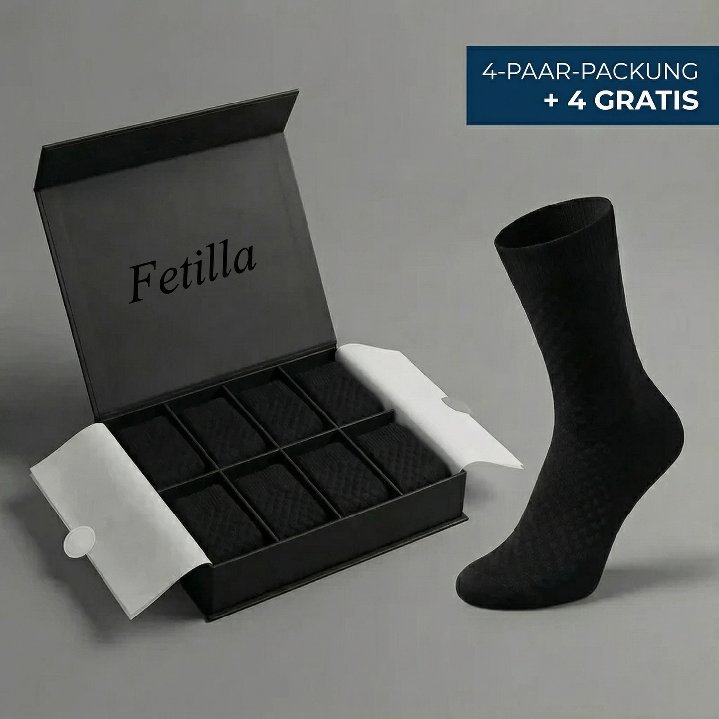 FETILLA Wadenhohe Socken aus hochwertiger Bambusfaser